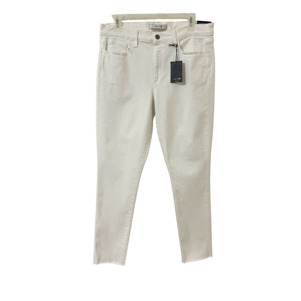NWT Joe's Jeans Women's Mid-Rise Skinny Ankle In White Size 32